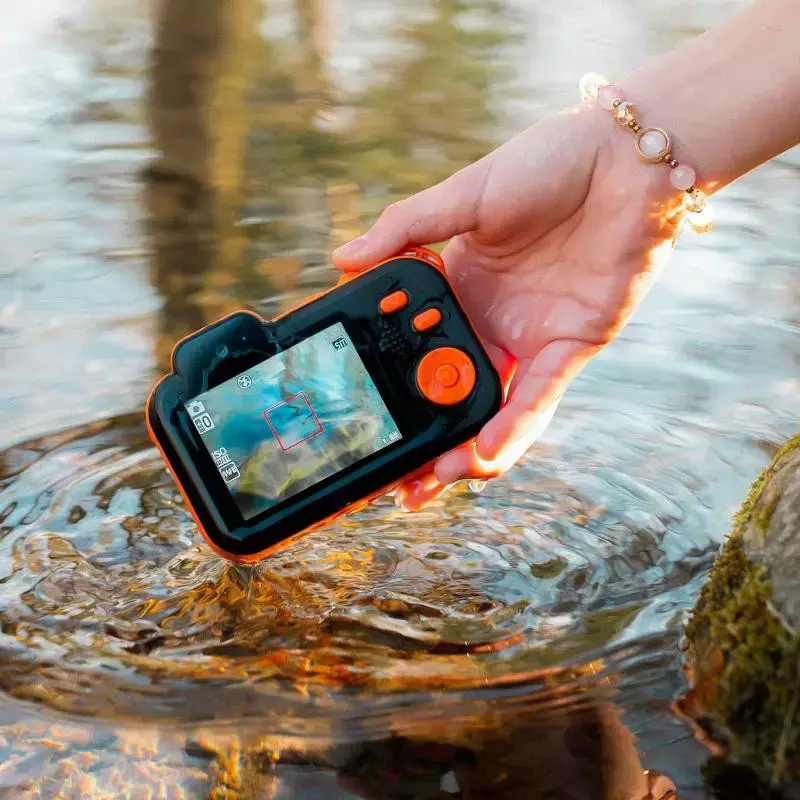 AgfaPhoto Realikids Cam Waterproof 2, black/orange