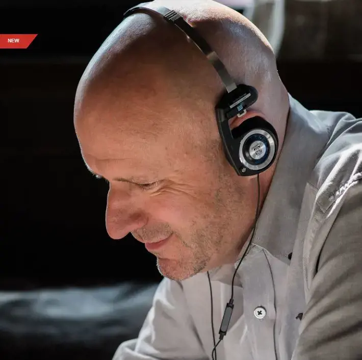 "Koss" ausinės PORTA PRO CLASSIC laidinės, 3,5 mm, ant ausų, juodos/ sidabrinės spalvos