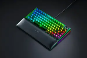 Razer BlackWidow V4 75% | Mechanical Gaming keyboard | Wired | US | Phantom Green Edition | Razer Mechanical Switches (Tactile)