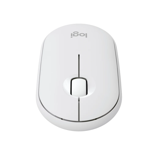 "Logitech Pebble 2 M350s", dvipusis, optinis, RF belaidis + "Bluetooth", 4000 DPI, baltas