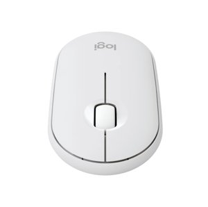 "Logitech Pebble 2 M350s", dvipusis, optinis, RF belaidis + "Bluetooth", 4000 DPI, baltas