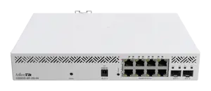 Komutatorius MIKROTIK 8x10Base-T / 100Base-TX / 1000Base-T 2xSFP+ CSS610-8P-2S+IN