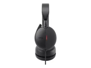 DELL WH5024, Wired, Calls/Music, 20 - 20000 Hz, 189 g, Headset, Black