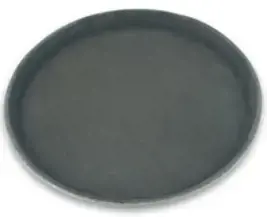 Barmeno padėklas, neslystantis, juodas, D 36 cm, 1vnt