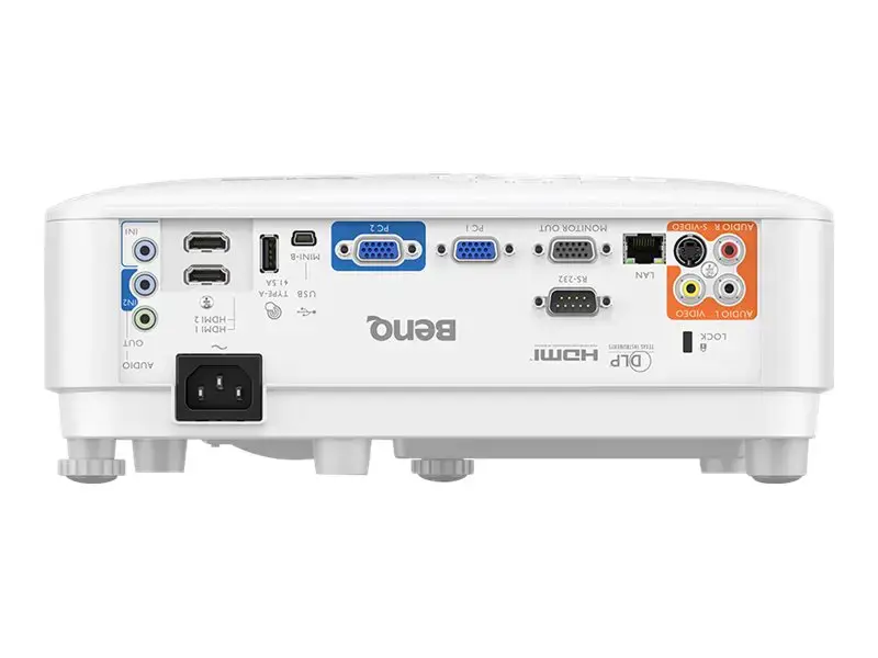 "Benq MX825STH", 3500 ANSI liumenų, DLP, XGA (1024x768), 20000:1, 4:3, 1524-3048 mm (60-120")