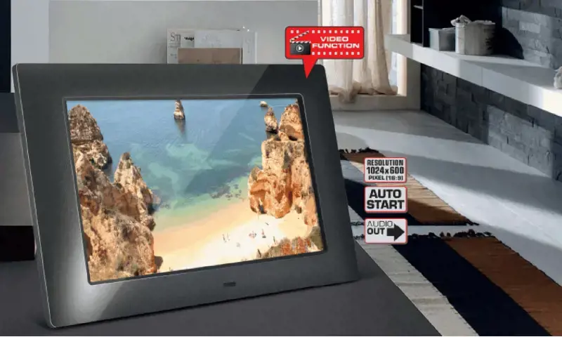 "Braun" skaitmeninis nuotraukų rėmelis "DigiFrame 720", juodas