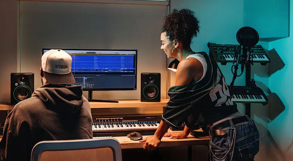 Mackie studio monitors CR3.5BT, black