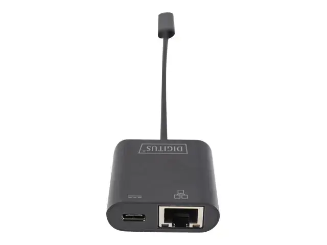 DIGITUS USB Type-C Gigabit Ethernet adapteris su Power Delivery palaikymu