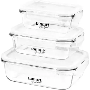 LAMART 3 dalių dėžučių rinkinys (370/640/1040 ml)