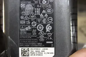 DELL E5, vidinis, 90 W, AC-DC, DELL, juodas, 0,91 m