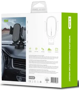 D-Fruit phone car mount + QI wireless charger (DF108)