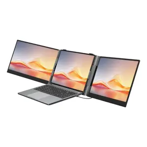 Blackview DCM6 Pro - 14" portable laptop screen extender with dual-monitor support and 2 USB-C ports