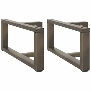 Kavos staliuko kojelės, 2 vnt., juodos, 60x25x(30-31) cm, plienas