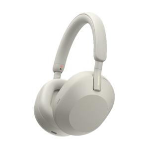Sony WH-1000XM5 Noise Cancelling Belaidės ausinės, Bluetooth, Sidabrinė (12 Mėn. garantija)