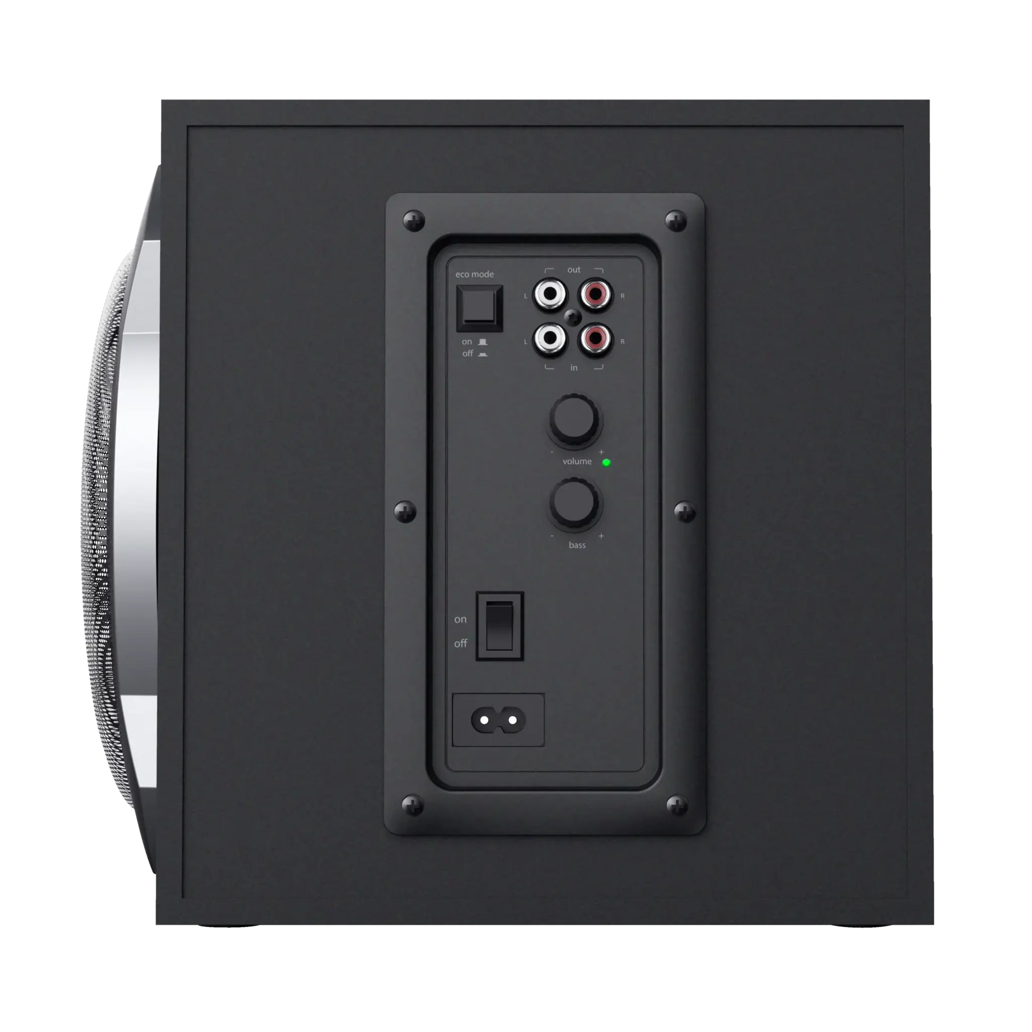 "Trust Tytan", 2.1 kanalo, 60 W, universalus, juodas, infraraudonųjų spindulių, rotacinis