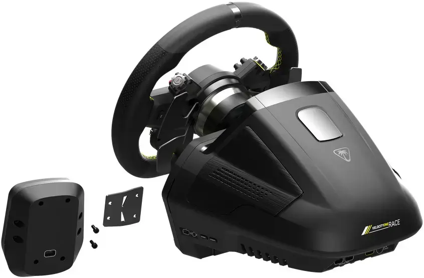 Turtle Beach VelocityOne, Steering wheel + Pedals, PC, Xbox One, Xbox Series S, Xbox Series X, Back button, Select button, Wired, USB, USB Type-C