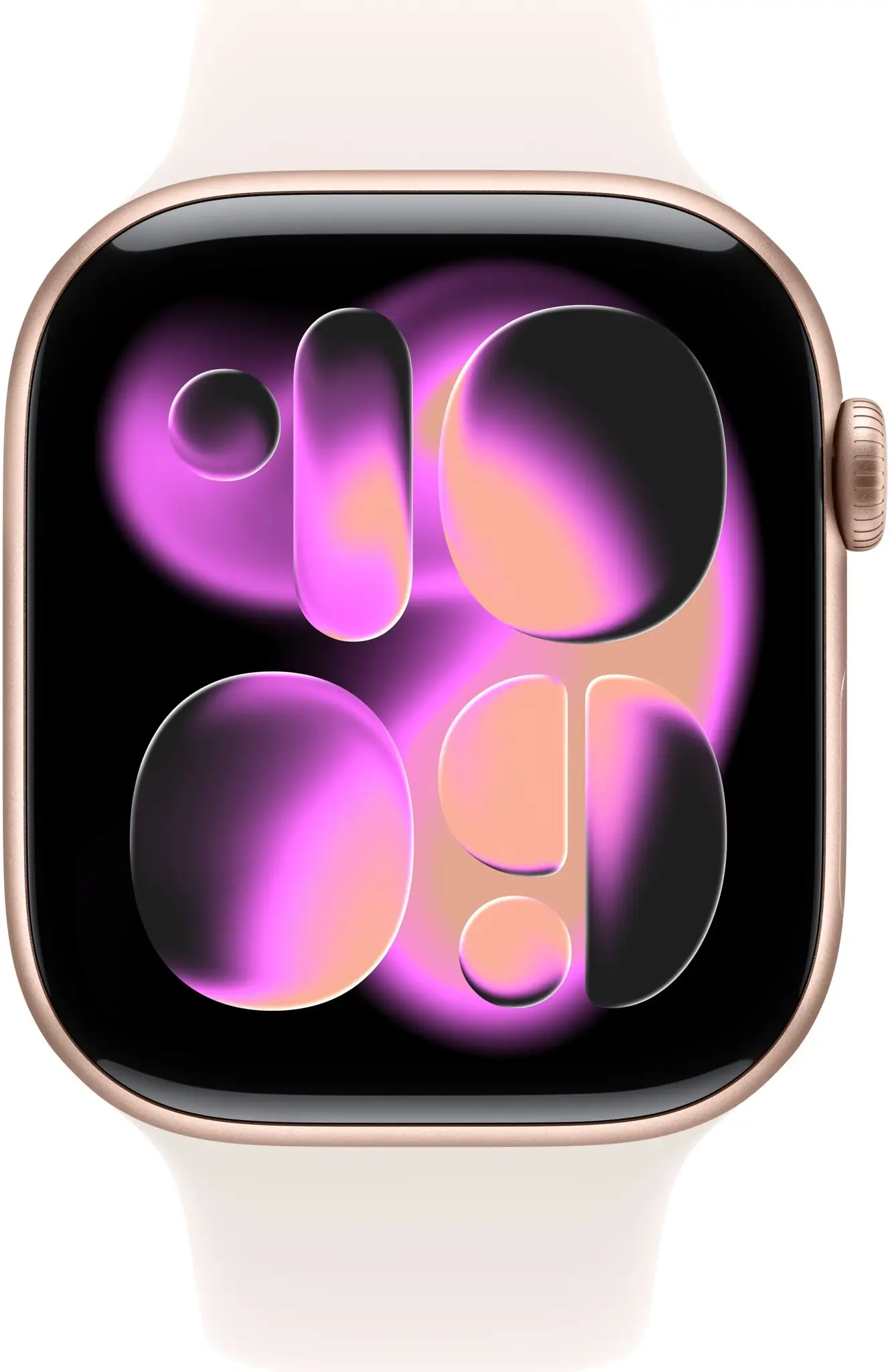 Apple Watch Series 11 GPS 46mm Rose Gold Aluminium Case with Light Blush Sport Band - S/M | Apple