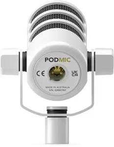 Rode microphone PodMic, white