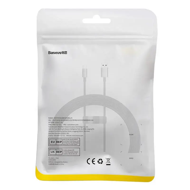 USB į USB-C "Baseus Superior" 100 W 2 m kabelis (juodas)