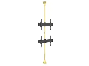 "Multibrackets M Pro Series" - Fiksuotos rankenos 400 mm, plokščiųjų skydų montavimo rankena, juoda, plienas, 30 kg, bėgis, M Pro serija