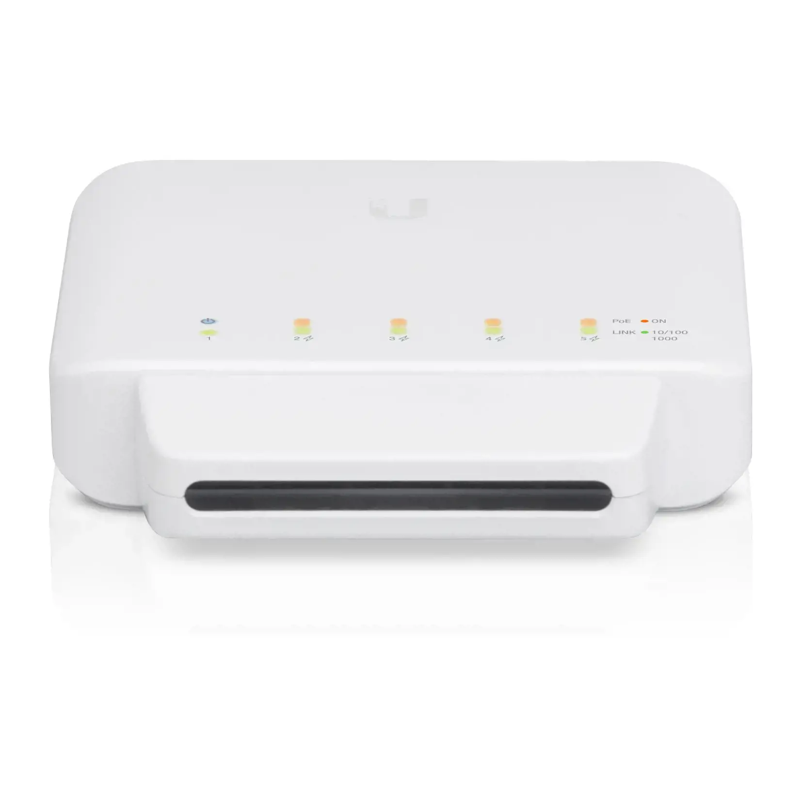 UBIQUITI UniFi komutatorius UniFi 5x RJ45 1000Mb/s 1x PoE įėjimas 4x PoE išėjimas 46W 3 pakuotės
