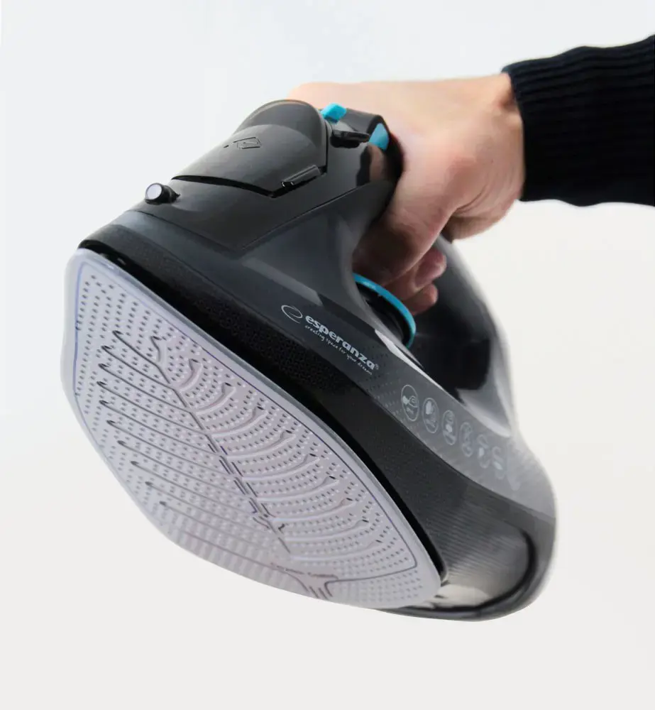Esperanza EHI010 Steam iron Ceramic soleplate Grey, Black 2600 W
