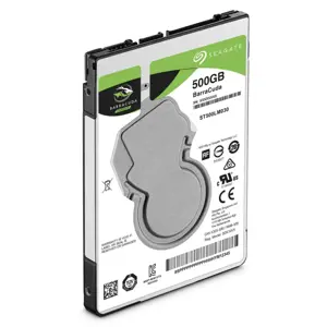 "SEAGATE Barracuda" 500 GB kietasis diskas SATA 6 Gb/s 5400 aps./min 2,5 colio 7 mm aukščio 128 MB spartinančiosios atminties BLK