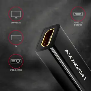 AXAGON RVDM-HI14N Mini DP > HDMI 1.4 adapteris 4K/30Hz