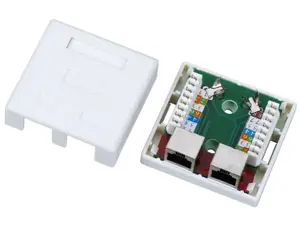 "Alantec" GN004 laidų jungtis RJ45 balta