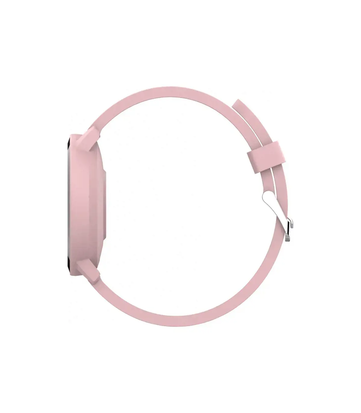 CANYON Išmanusis laikrodis, 1,3 colio IPS jutiklinis ekranas, apvalus laikrodis, IP68 atsparus vandeniui, daugiasportinis režimas, BT5.0, suderinamas su "iOS" ir "Android", rausvas, šeimininkas: 25,2*42,5*10,7 mm, dirželis: 20*250 mm, 45 g