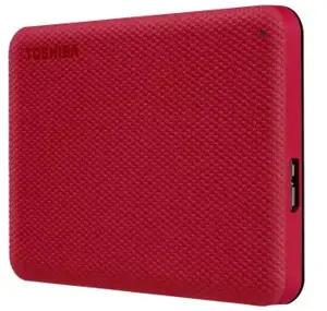 TOSHIBA "Canvio Advance" 2TB 2,5 colio išorinis kietasis diskas USB 3.2 Gen1 raudonos spalvos