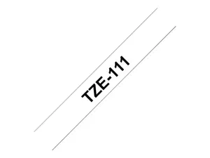 Brother TZE-111, Black on transparent, TZe, Transparent, Direct thermal, China, Brother