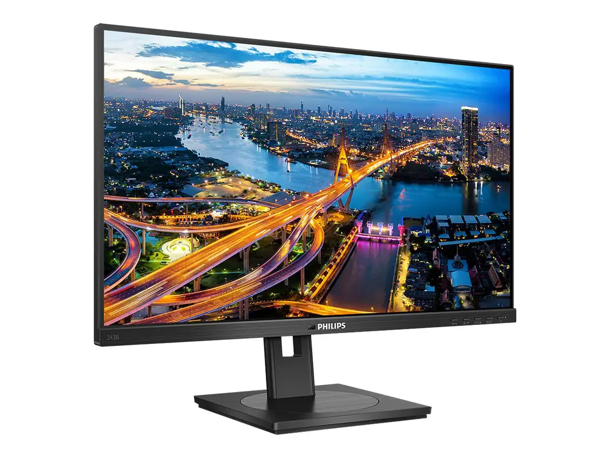 Monitorius Philips B Line 243B1/00, 60.5 cm (23.8"), 1920 x 1080 pixels, Full HD, LED, 4 ms, Black