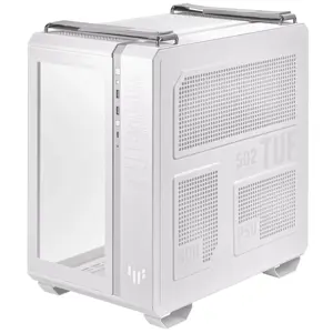 ASUS TUF Gaming GT502 PLUS, Midi Tower, PC, White, ATX, micro ATX, Mini-ITX, 16.3 cm, 40 cm