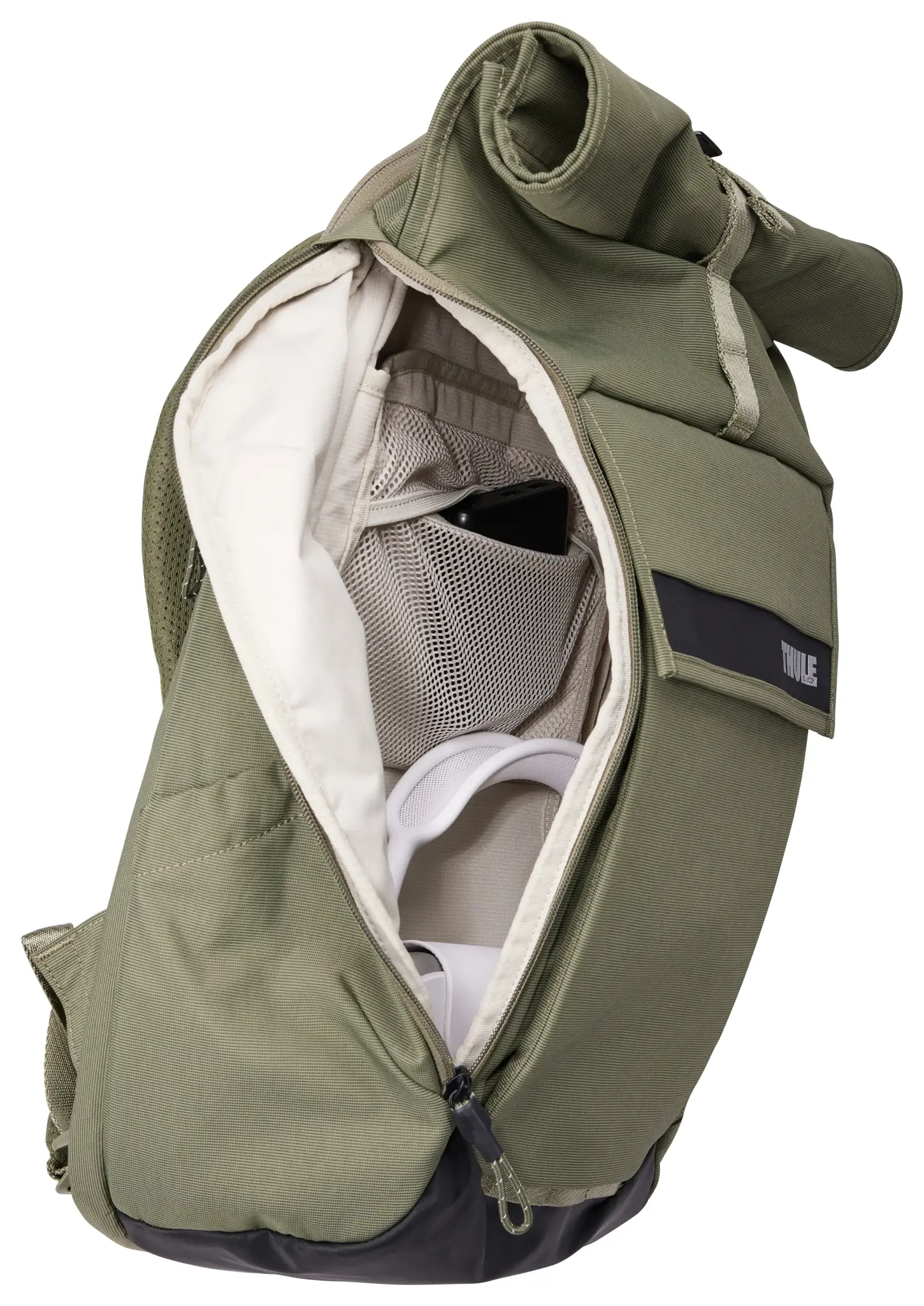 Thule Paramount PARABP3116 Soft Green, Miesto, Viengungis, 40,6 cm (16"), Nešiojamojo kompiuterio skyrius, Nailonas, Poliesteris