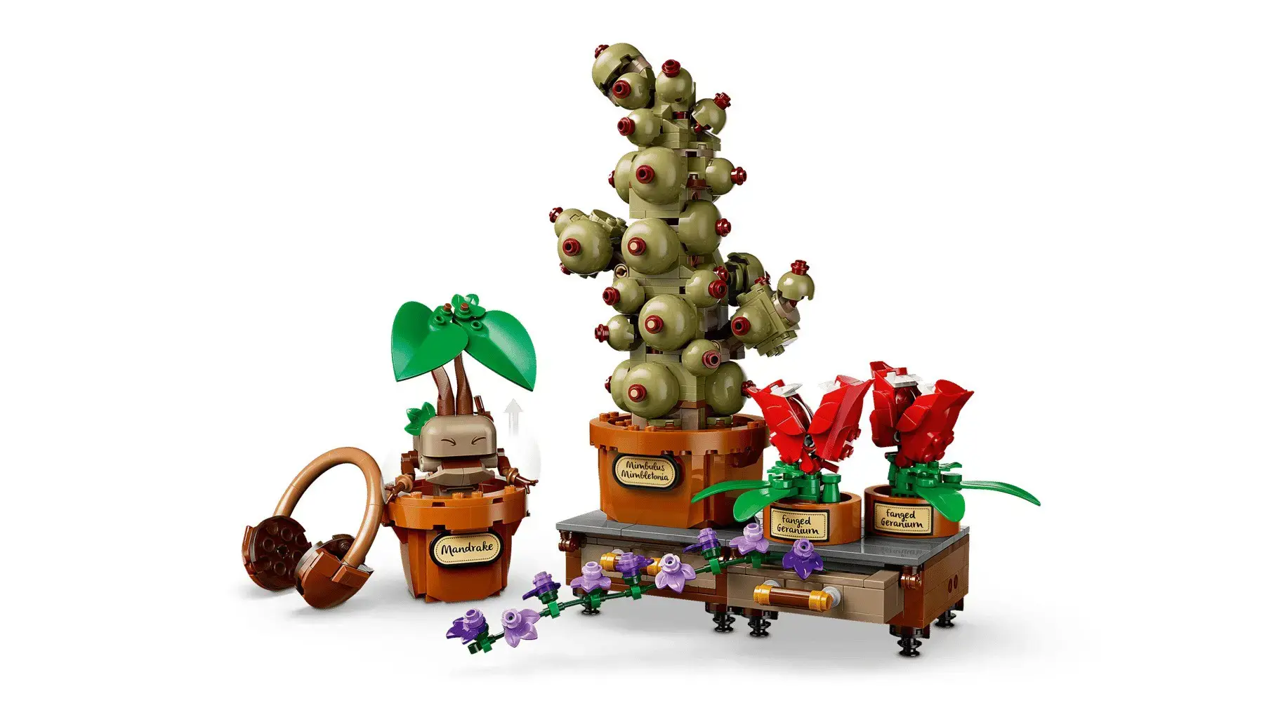 LEGO HARRY POTTER 76474 Hogwarts Herbology Plants