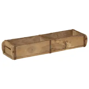 Padėkliukai 4 vnt 60,5x15x9 cm Patvari Medinė Iš Antrinių Medžiagų
