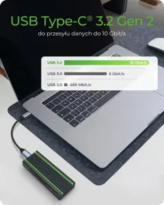 ICY BOX IB-1824ML-C31 USB Type-C korpusas M.2 NVMe SSD - su RGB apšvietimu