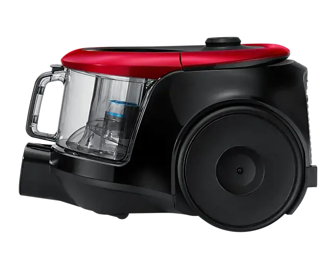 Samsung VC07M2110SR, 700 W, Bagless, 1.5 L, 80 dB, Black, Red