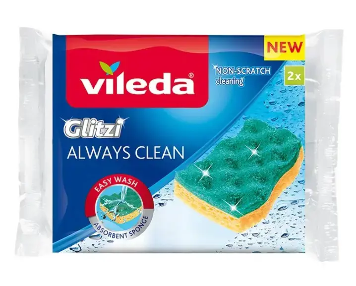 Viskozinė kempinėlė Vileda Glitzi Always Clean 2 vnt.