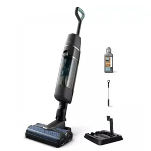 Philips XW7110, Stick vacuum, Bagless, Champagne, Grey, 0.67 L, 0.6 L, Dry&wet