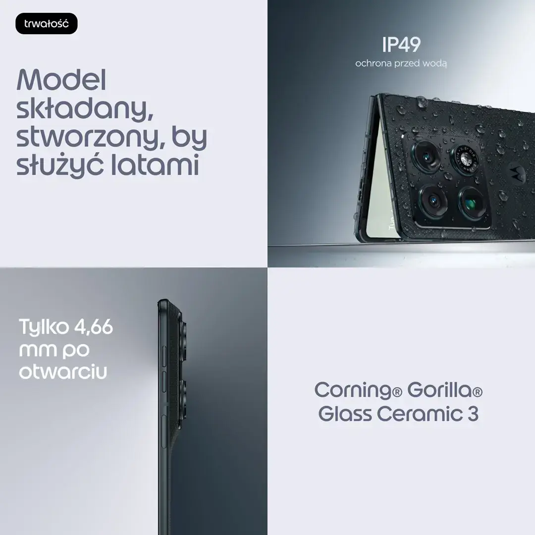 Motorola razr fold 20.6 cm (8.09") Dual SIM Android 16.0 5G USB Type-C 16 GB 512 GB 6000 mAh Black