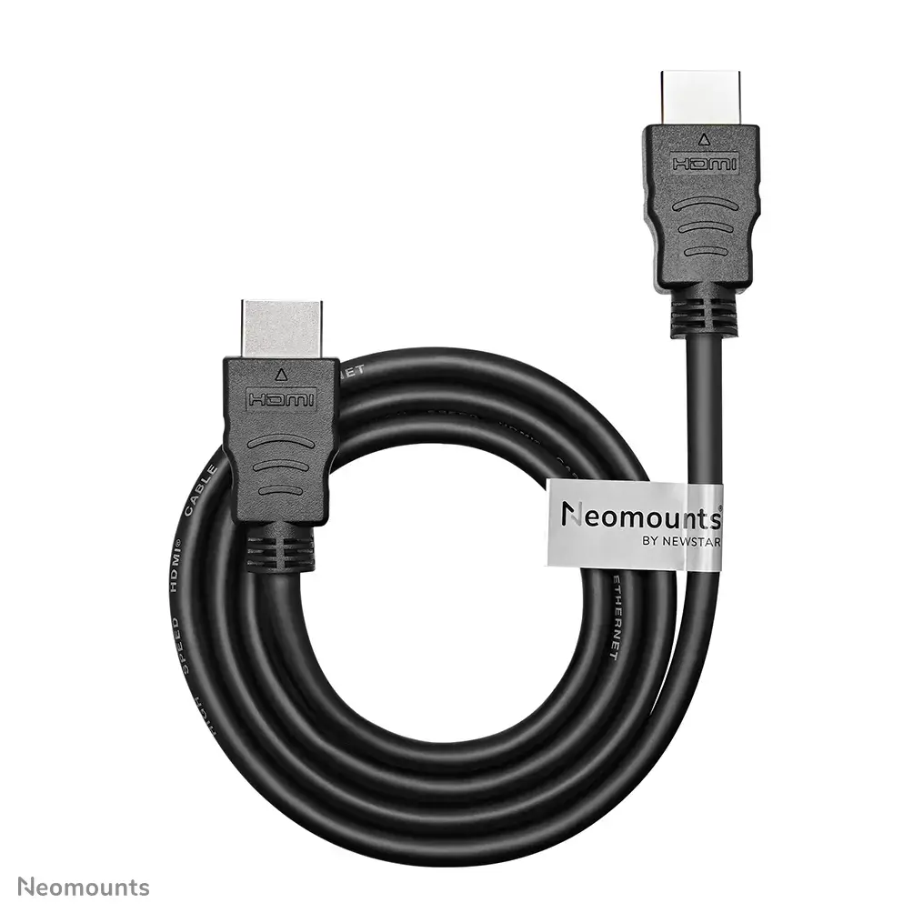 "Neomounts by Newstar" HDMI kabelis, 1 m, A tipo HDMI (standartinis), A tipo HDMI (standartinis), 10,2 Gb/s, juodas