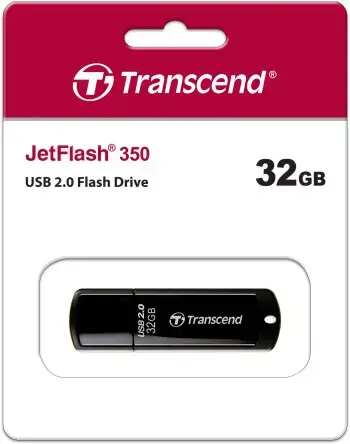 TRANSCEND JETFLASH 350 32GB USB 2.0 atmintinė