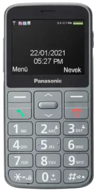 Mobilusis telefonas Panasonic KX-TU160EXG, Pilka