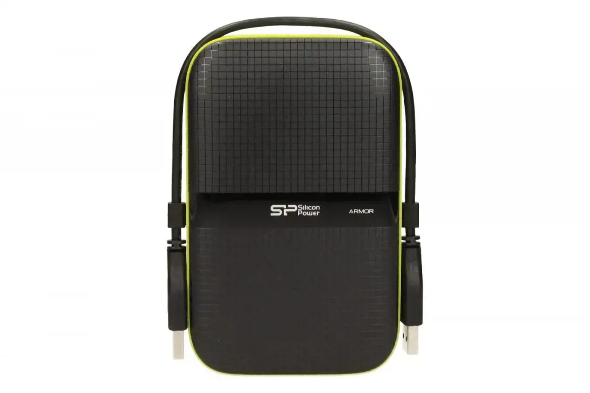 SILICONPOW SP020TBPHDA60S3K Išorinis kietasis diskas Silicon Power Armor A60 2.5 2TB USB 3.0, IPX4, juodas