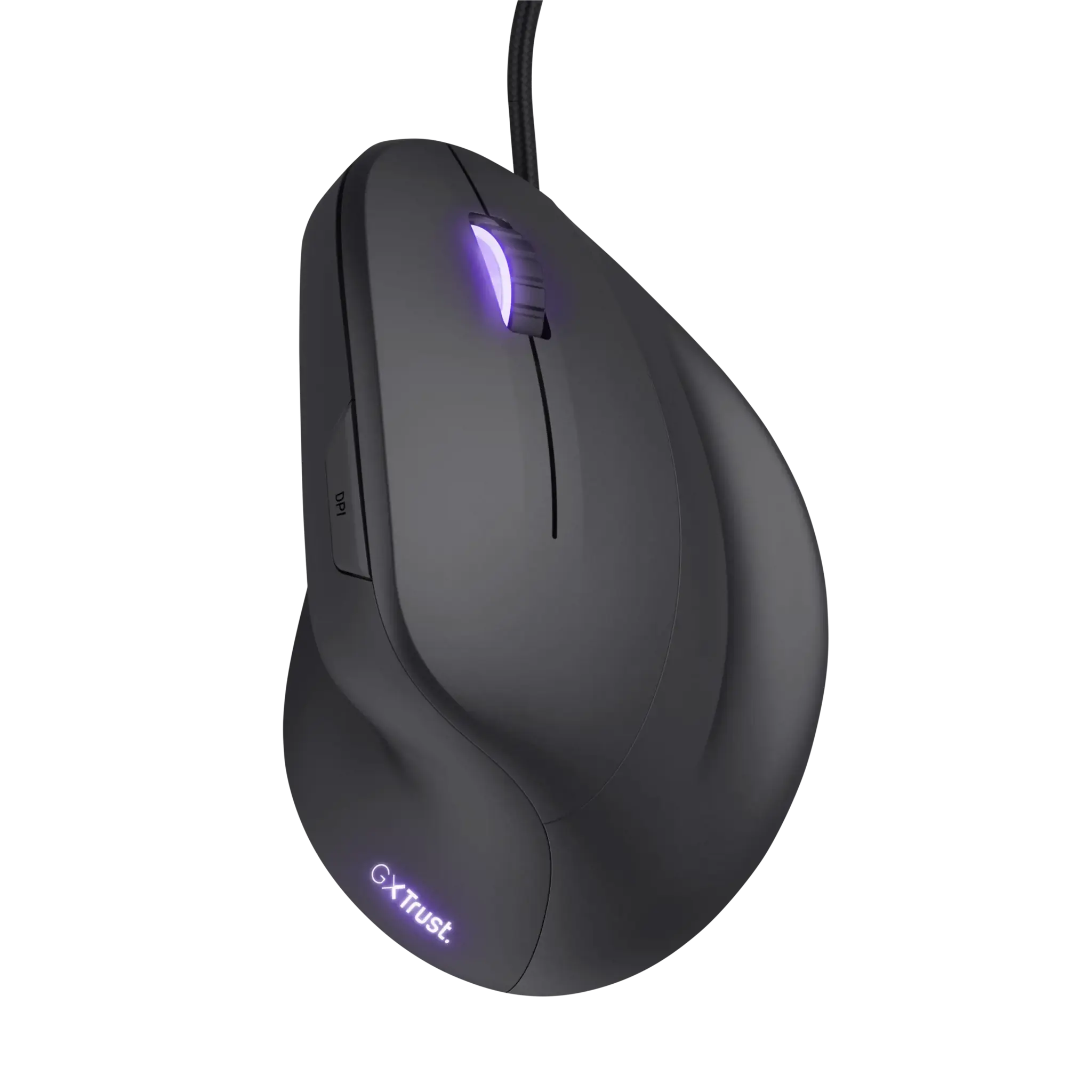 "Trust GXT 144 Rexx", dešinioji ranka, vertikalus dizainas, optinis, A tipo USB, 10000 DPI, juodas