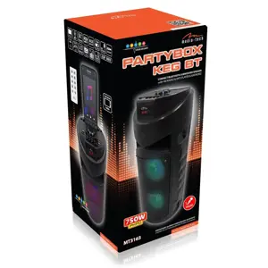 MEDIA-TECH PARTYBOX KEG BT MT3165 BLUETOOTH Garsiakalbis su FM RADIJU MP3 grotuvas KARAOKE
