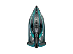 "Tefal Ultimate Pure FV9844", sausas ir garų lygintuvas, "Durilium Autoclean" padas, 2,5 m, 250 g/min, juodas, mėlynas, 60 g/min