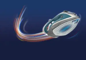 "Tefal Ultragliss Anti-Calc Plus" FV6842E0, garų lygintuvas, 2 m, 260 g/min, mėlynas, sidabrinis, 50 g/min, 0,27 l